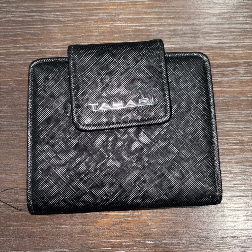 Tahari Black Bifold Wallet RFID